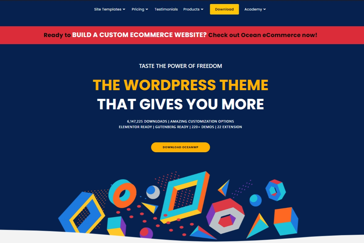 Best WordPress Themes-Ocean WP